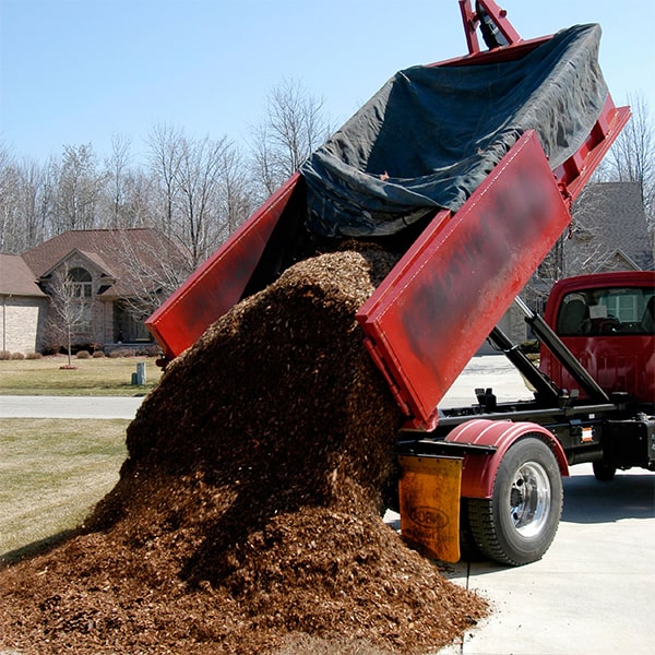 we can deliver mulch to your residential address for your landscaping needs